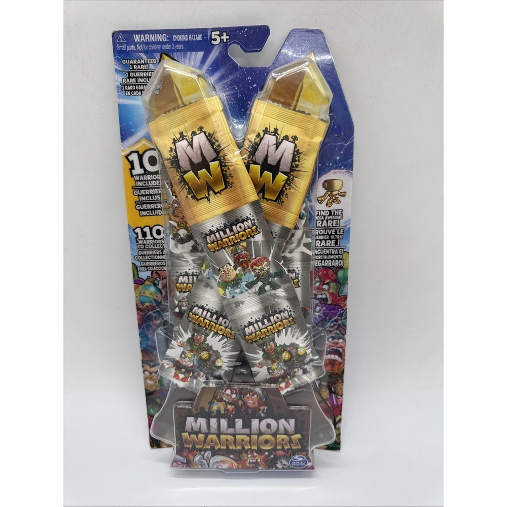 MILLION WARRIORS 10 Pack BLIND MINI FIGURE PACK Sealed